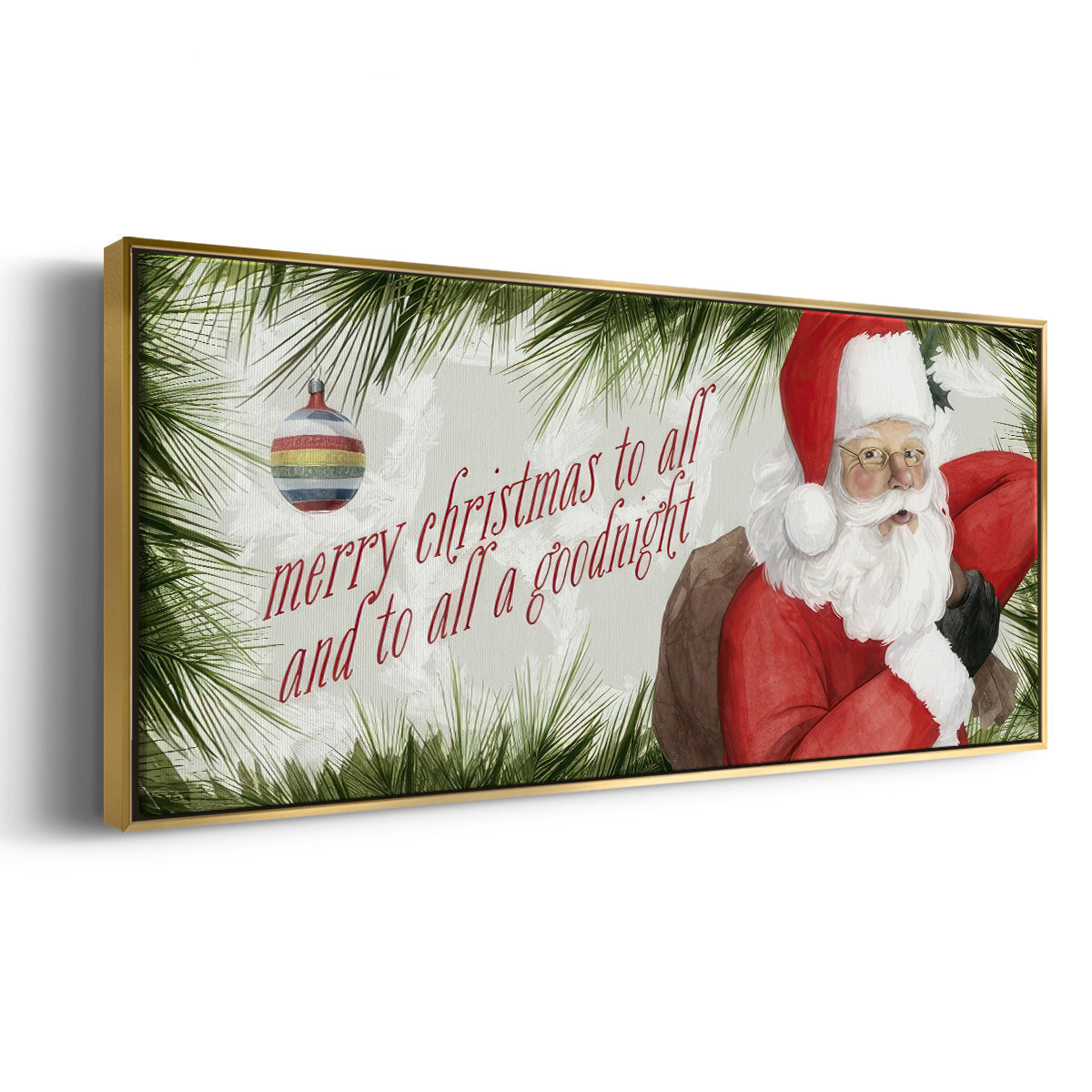 Arose Such a Clatter Collection D - Floater Framed Canvas Print