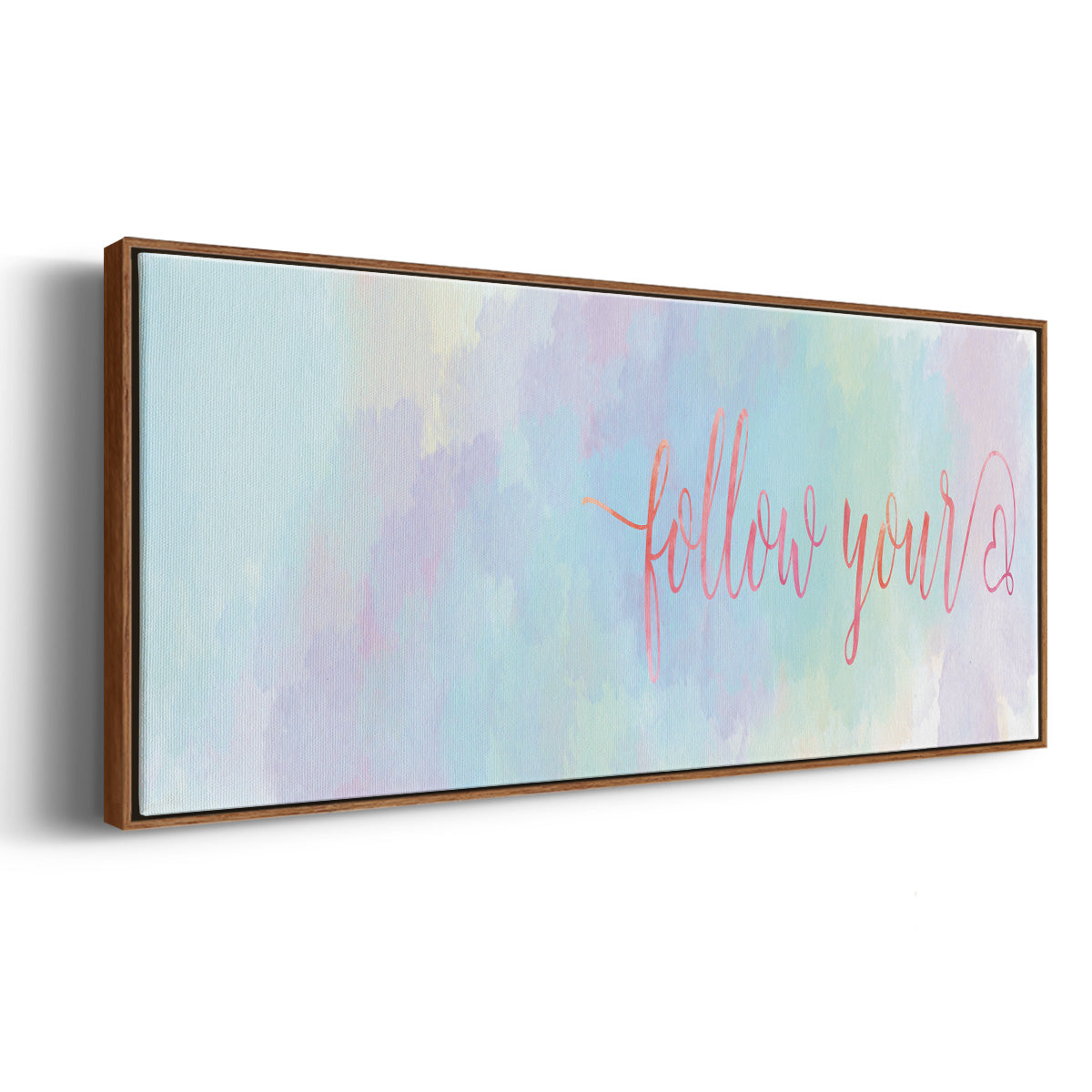 Follow Your - Floater Framed Canvas Print