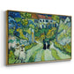 Stairway at Auvers, 1890 - Floater Framed Canvas Print