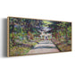 Pathway in Monet's Garden at Giverny, 1900 - Floater Framed Canvas Print