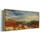Landscape Study - Floater Framed Canvas Print