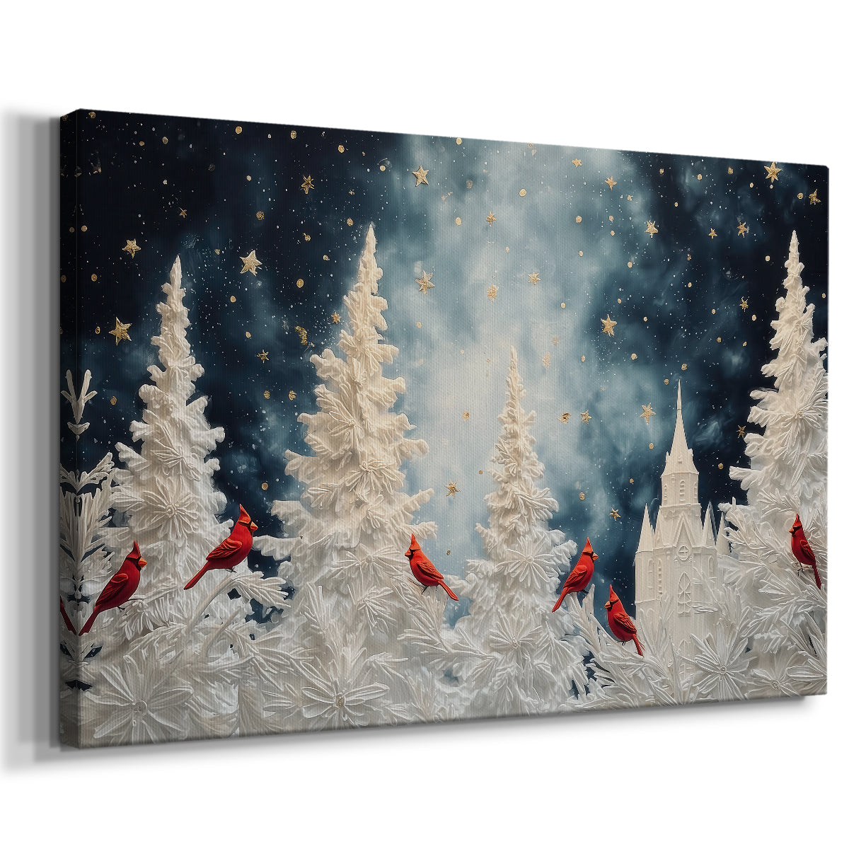 Soft Linen Blessing of Fir - Canvas Art Print