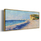 Pourville, Near Dieppe, 1882 - Floater Framed Canvas Print