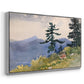 North Woods Club, Adirondacks, 1892 - Floater Framed Canvas Print