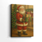 Midnight of Amber Nativity - Canvas Art Print