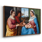 Sacred Conversation, c. 1505 - Floater Framed Canvas Print