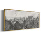 City of Cleveland - Floater Framed Canvas Print