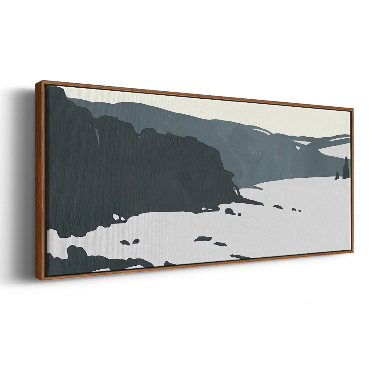 Cutter Island I - Floater Framed Canvas Print