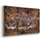 The Last Judgment (Charon's Boat and the Damned), 1536-1541 - Floater Framed Canvas Print