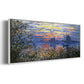 Sunset on the Seine - Floater Framed Canvas Print