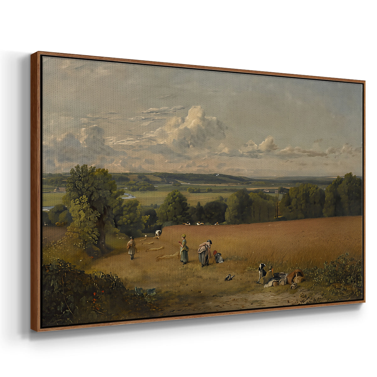 The Wheat Field, 1816 - Floater Framed Canvas Print