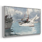 Fishing Boats, Key West, 1903 - Floater Framed Canvas Print