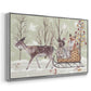 Christmas Time Collection A - Framed Gallery Wrapped Canvas in Floating Frame