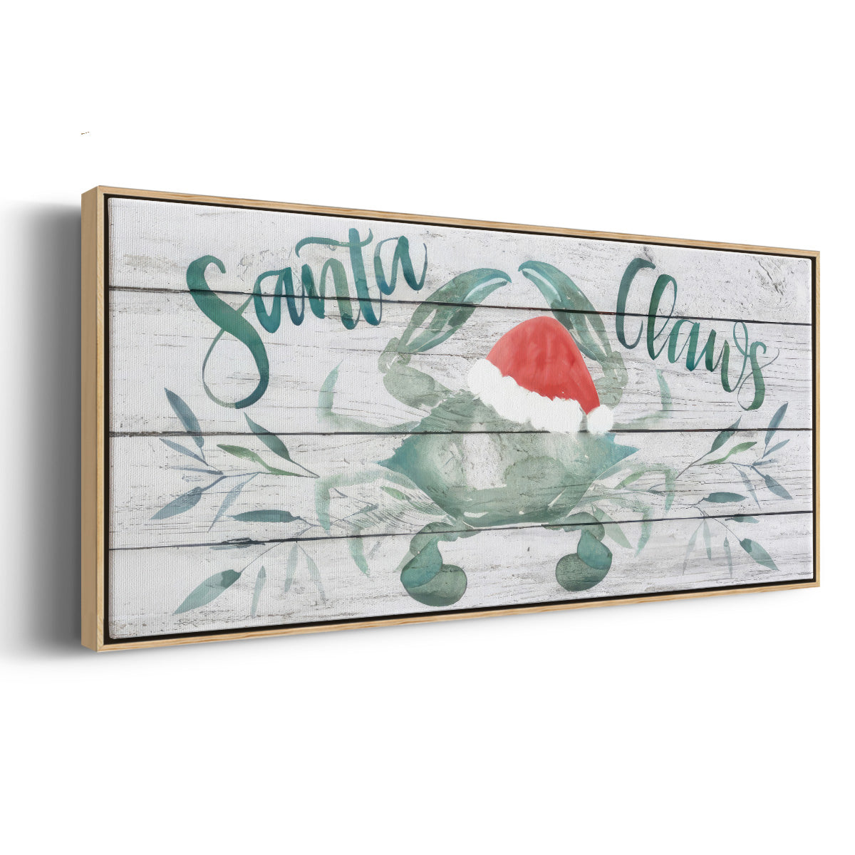 Tis the Seasun Collection D - Floater Framed Canvas Print