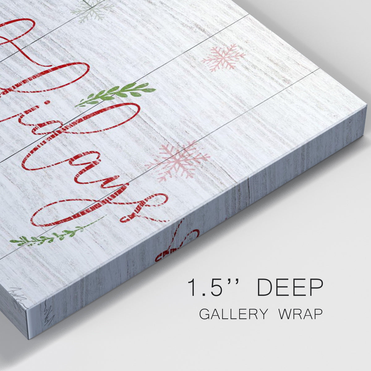 Holidays Gather Premium Gallery Wrapped Canvas - Ready to Hang