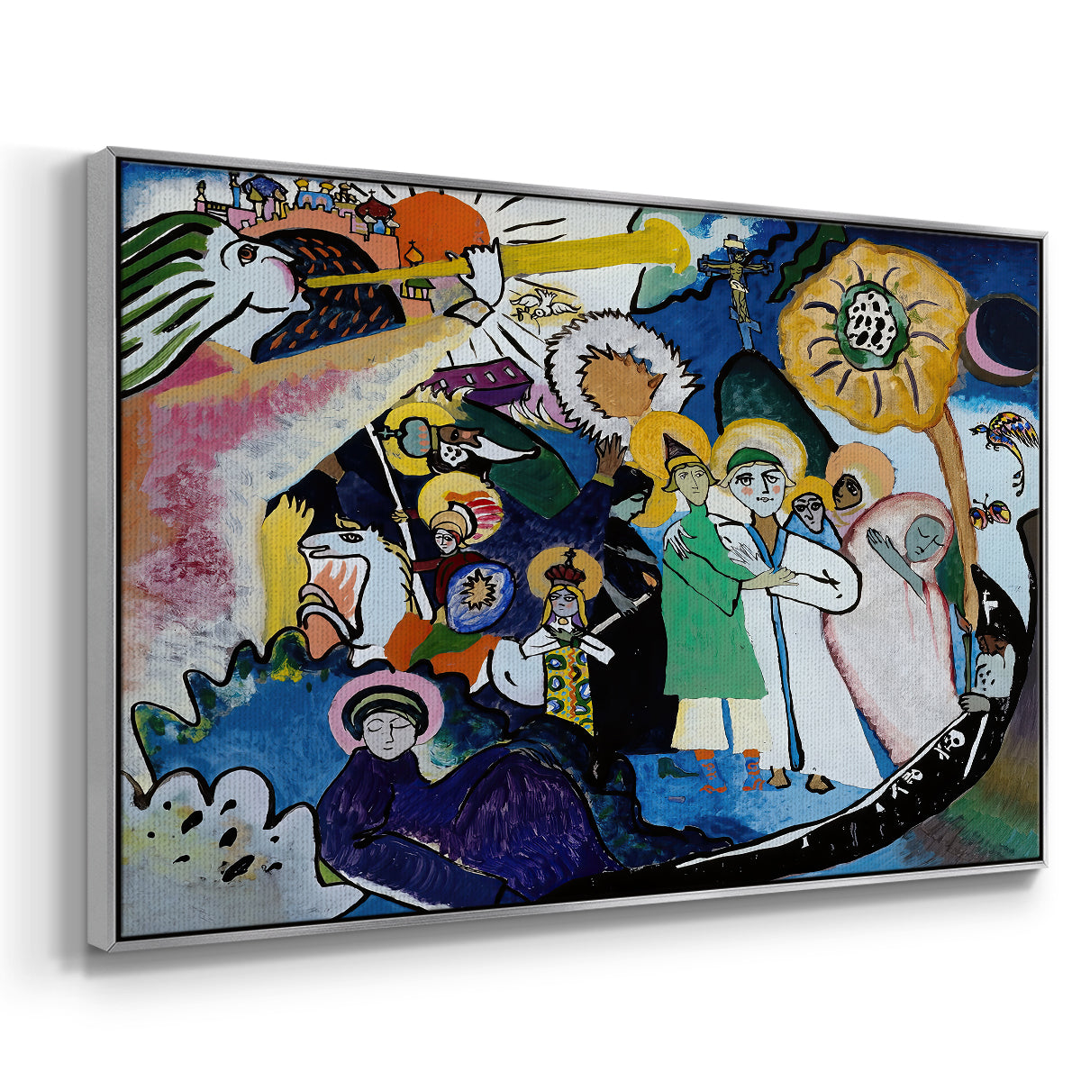 All Saints Day I, 1911 - Floater Framed Canvas Print