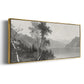 Lake George - Floater Framed Canvas Print
