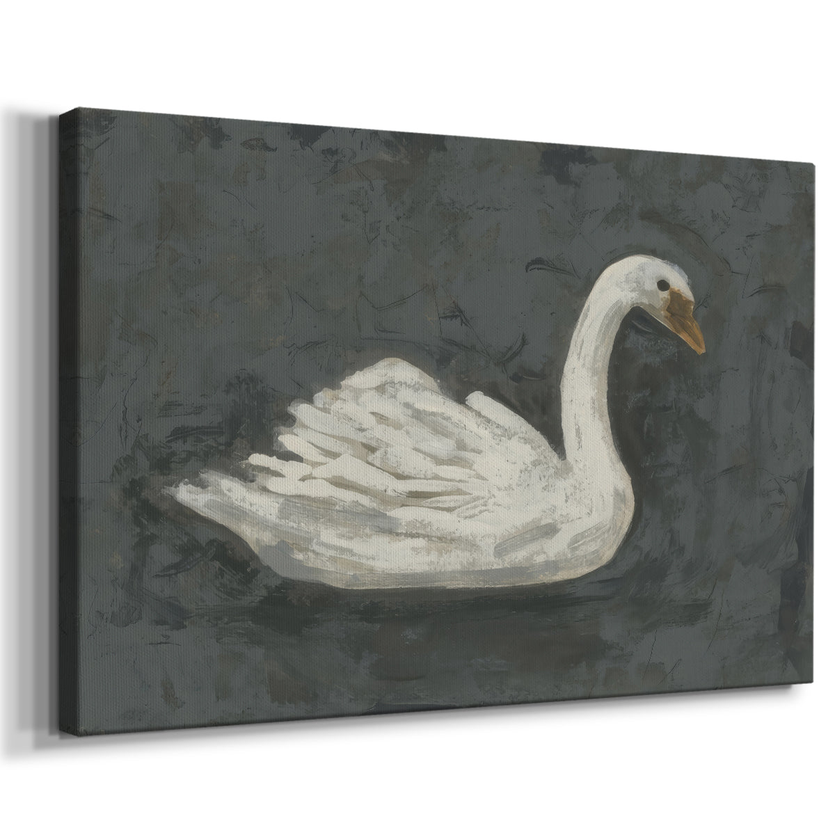 swan,white swan,dark background,artwork,graceful,animal,nature,beauty,serene,feather,gliding,elegant,texture,wildlife,painting,aquatic,illustration,art,calm,soft,peaceful,representation,bird,natural,swimming,colors,soft hues,simplicity,habitat,art style,creativity,portrait,realism,visual art,aesthetics,quiet,tranquil,soothing,flowing