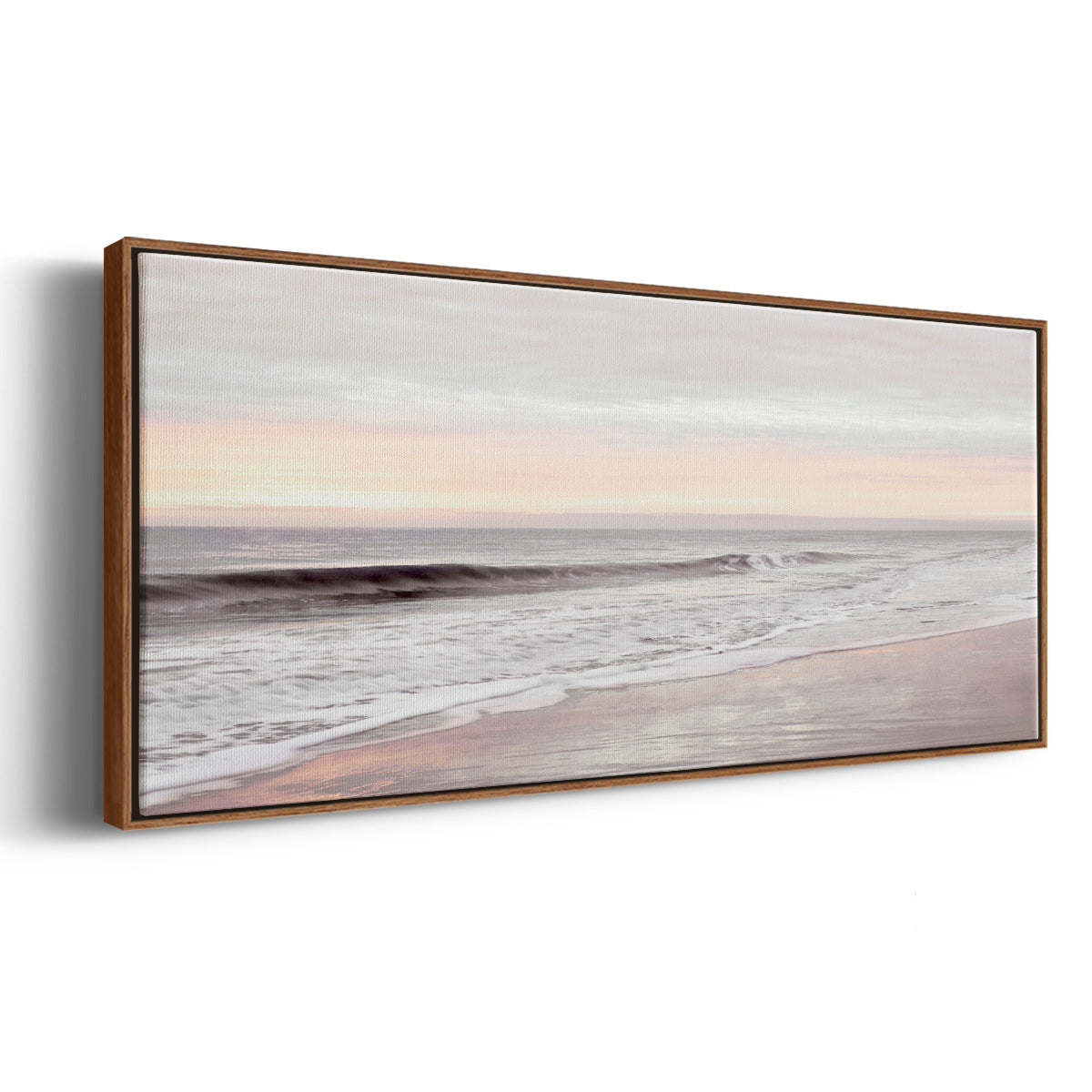 Dawn on the Horizon I - Floater Framed Canvas Print