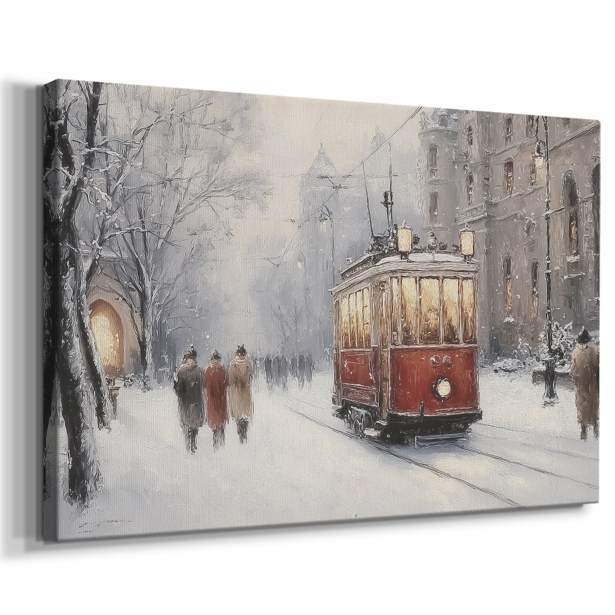 Frostlit Blessing of Eve - Canvas Art Print