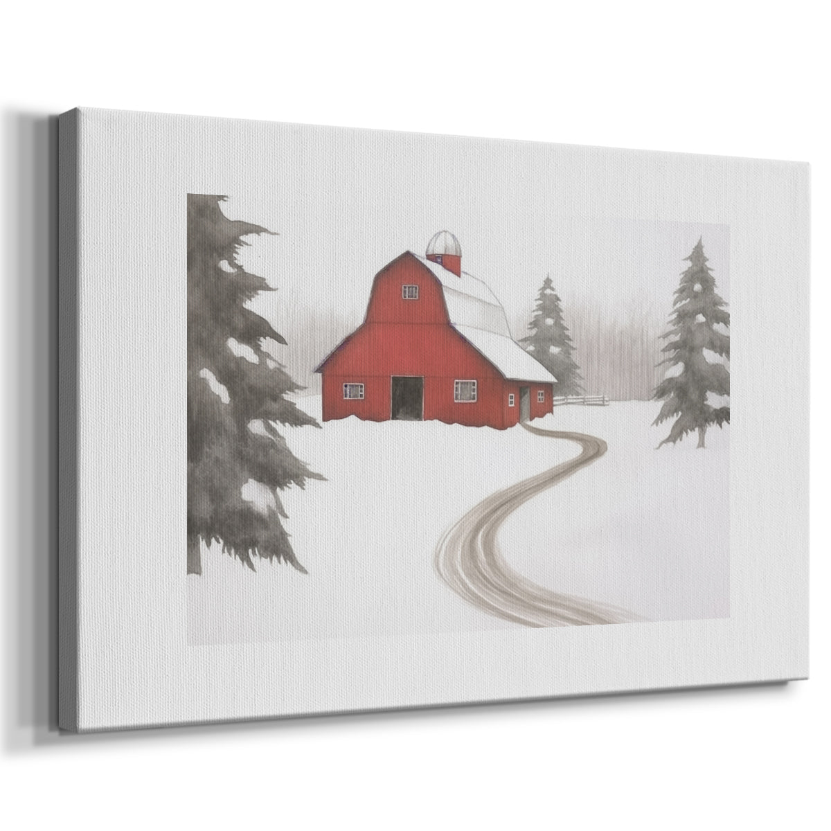 Snow of Silver Blessing - Canvas Art Print