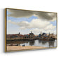 View of Delft, c. 1660-1661 - Floater Framed Canvas Print