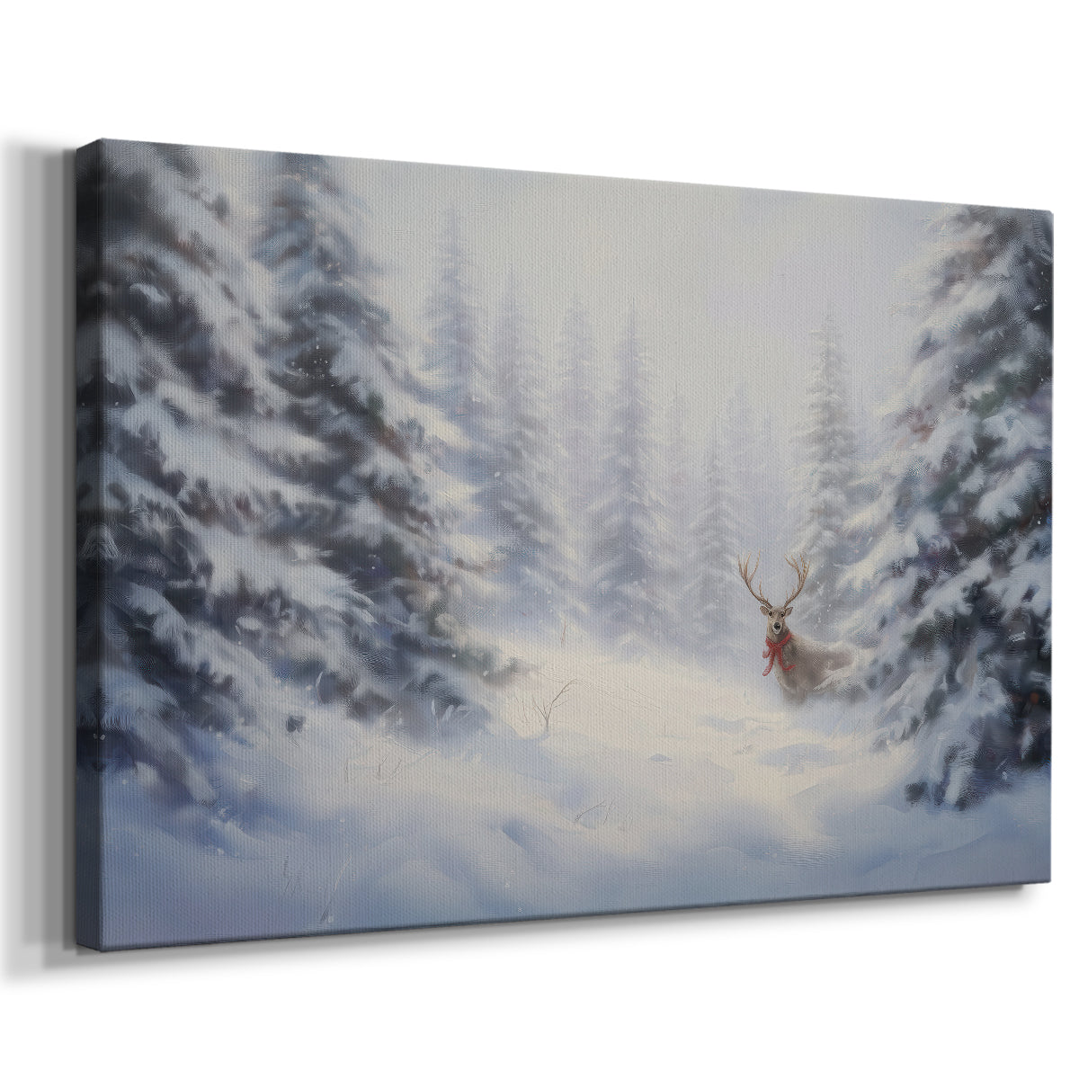 Pearled Cottage at Twilight - Canvas Art Print