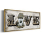 Winter Wonderland Friend Love - Floater Framed Canvas Print