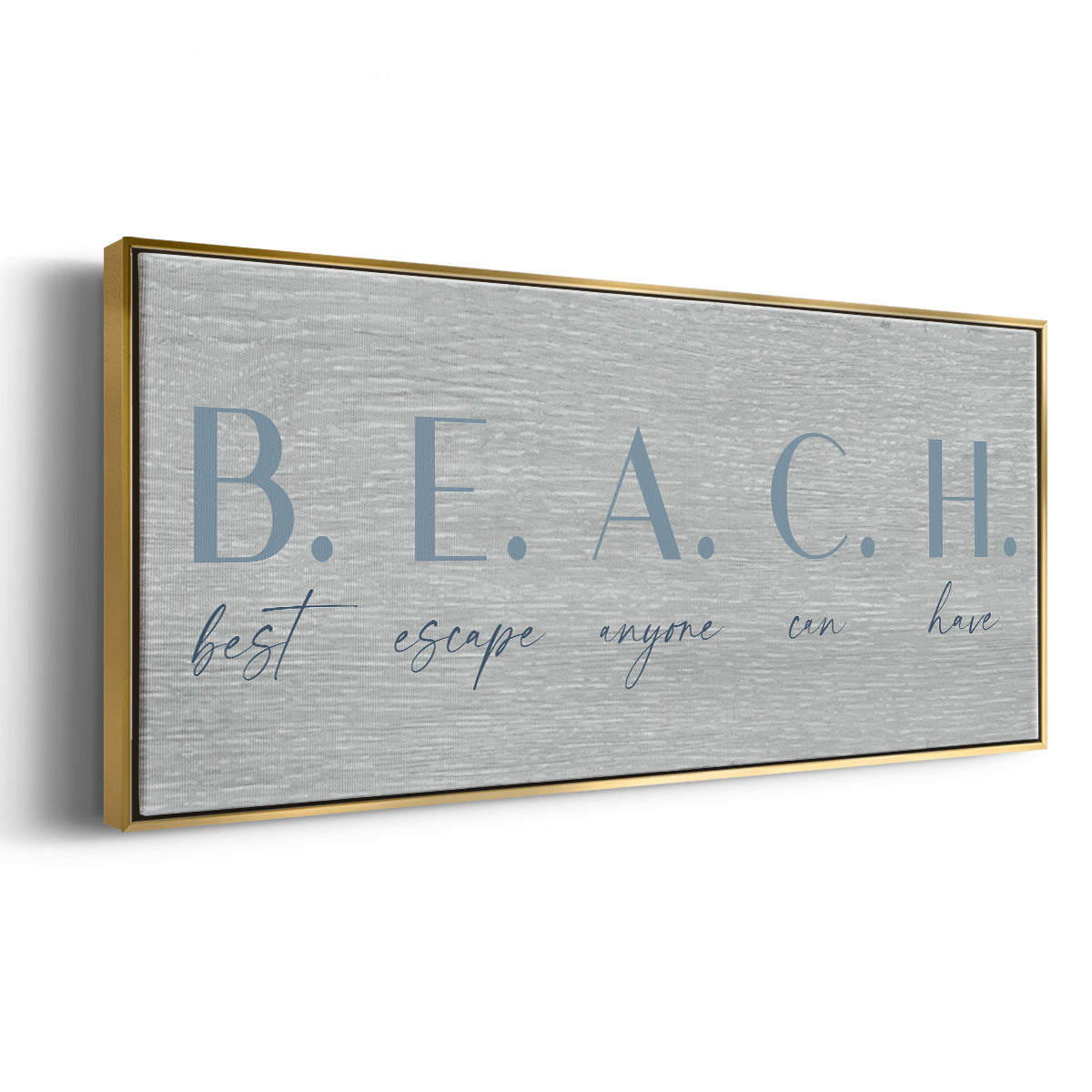 Best Escape - Floater Framed Canvas Print