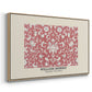 Examples of Chinese Ornament, Pl. XCV (Morris Inspired), 1867 - Floater Framed Canvas Print