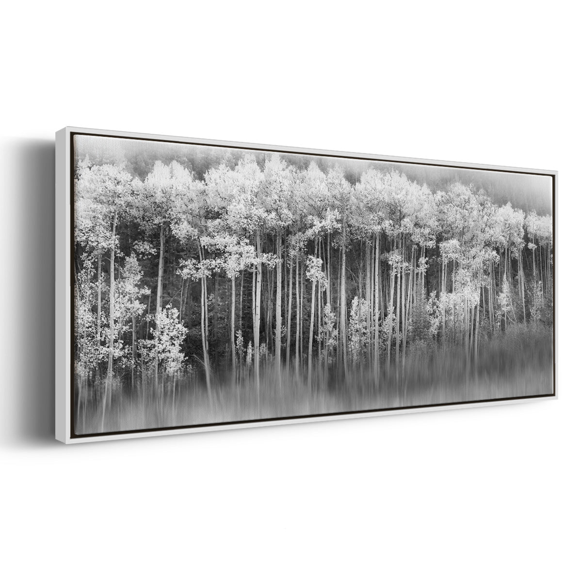 Dreamy Aspen - Floater Framed Canvas Print