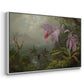 Two Sun Angel Hummingbirds on a Branch, c. 1890-1904 - Floater Framed Canvas Print