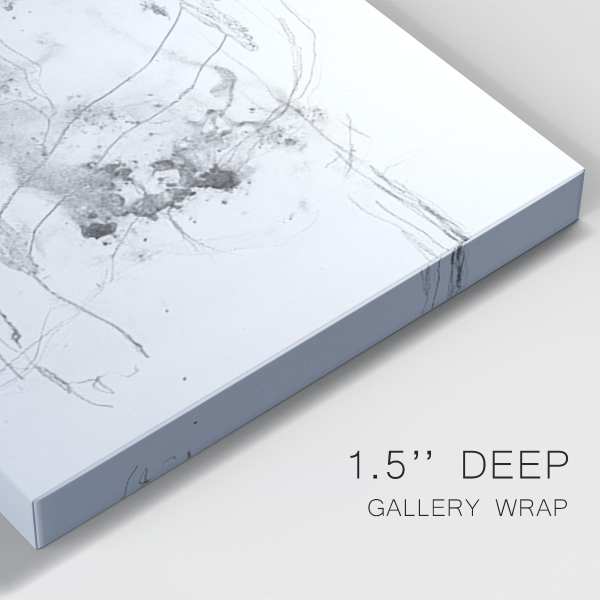 Graphite Abstract IV - Canvas Art Print