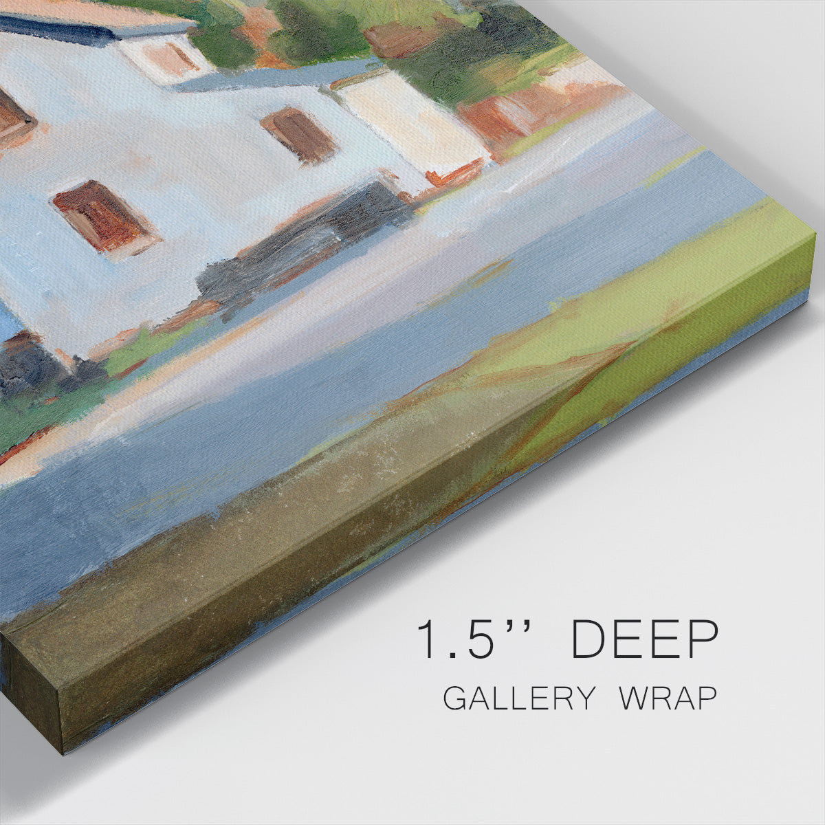 European Farmhouses II-Premium Gallery Wrapped Canvas - Ready to Hang