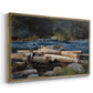 Hudson River, 1892 - Floater Framed Canvas Print
