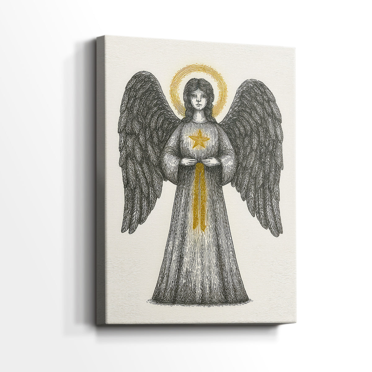 Frostlit Icicles Whisper - Canvas Art Print