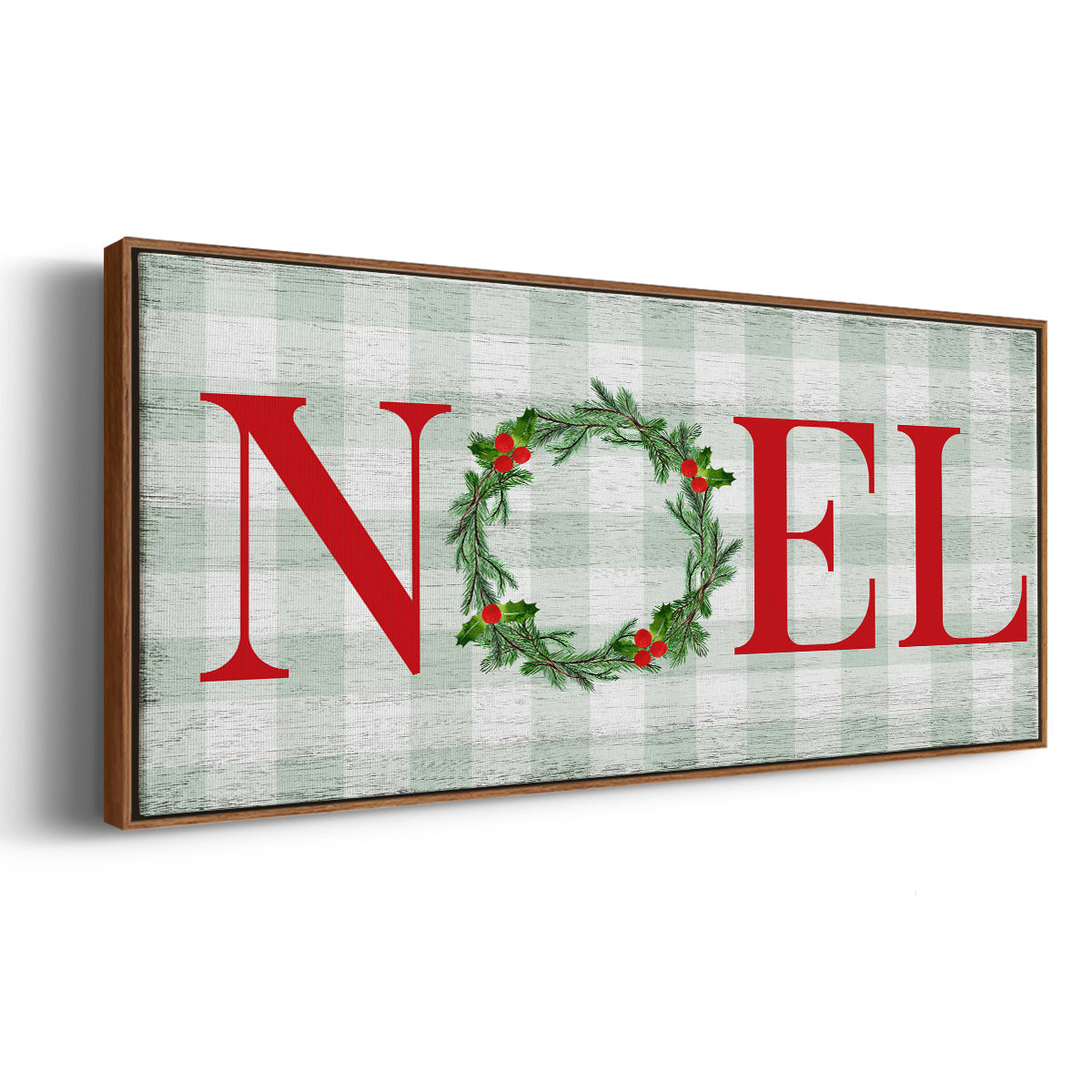Noel - Floater Framed Canvas Print