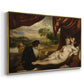 Venus and the Lute Player, c. 1565-1570 - Floater Framed Canvas Print