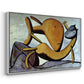 Cat and Big Fish, c. 1931 - Floater Framed Canvas Print