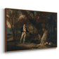 The Reverend Thomas Levett and Favourite Dogs, Cock-Shooting, 1811 - Floater Framed Canvas Print