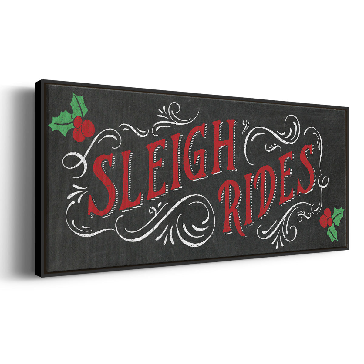 Sleigh Rides - Floater Framed Canvas Print