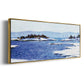 The Banks of the Fjord at Christiania, 1895 - Floater Framed Canvas Print