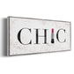 Chic - Floater Framed Canvas Print