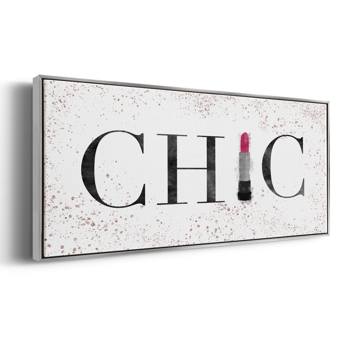 Chic - Floater Framed Canvas Print