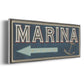Shoreline Signs II - Floater Framed Canvas Print