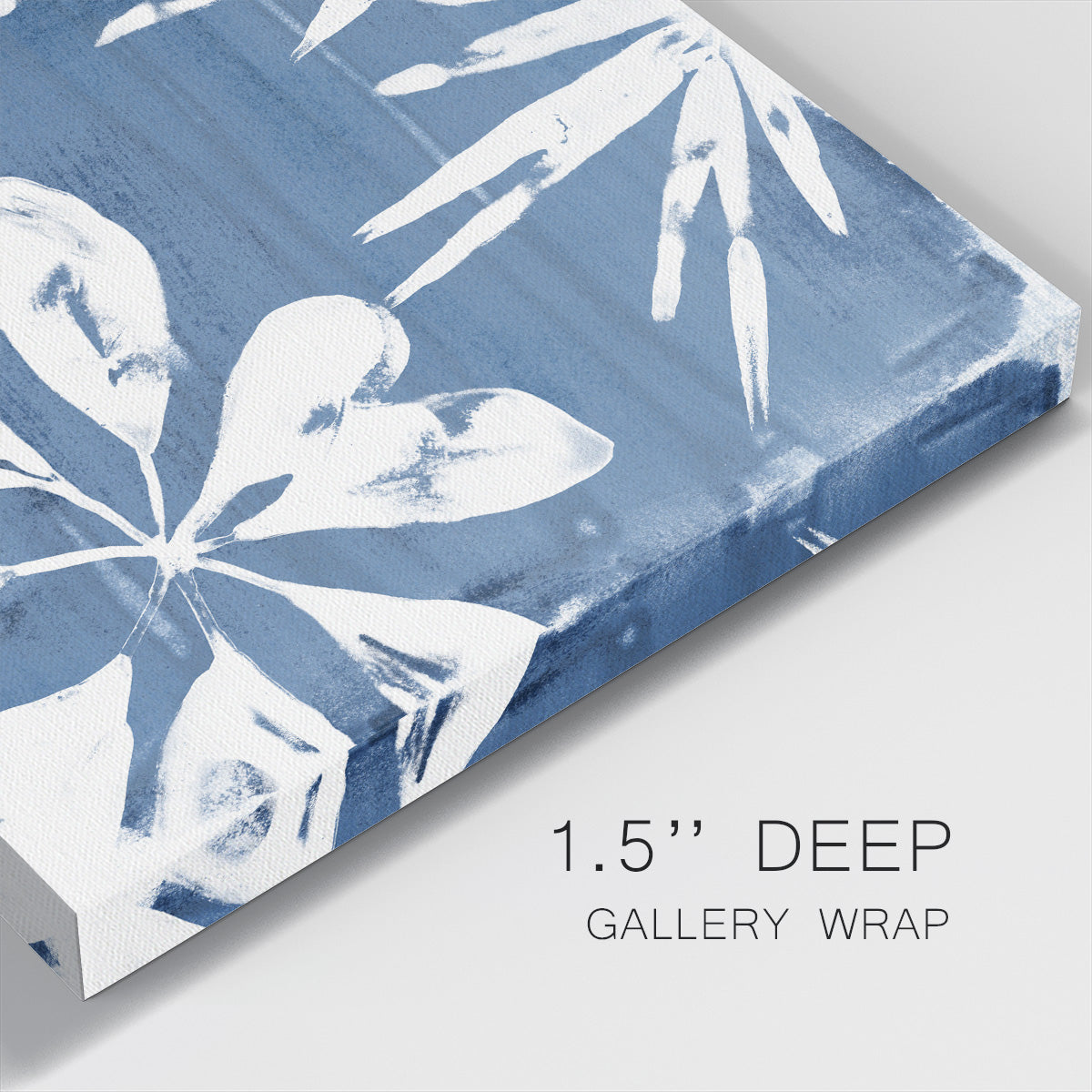 Tropical Indigo Impressions III - Canvas Art Print