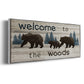 Bears Welcome - Floater Framed Canvas Print