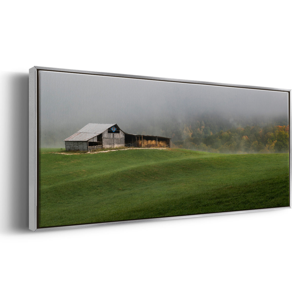 Mountain Air - Floater Framed Canvas Print