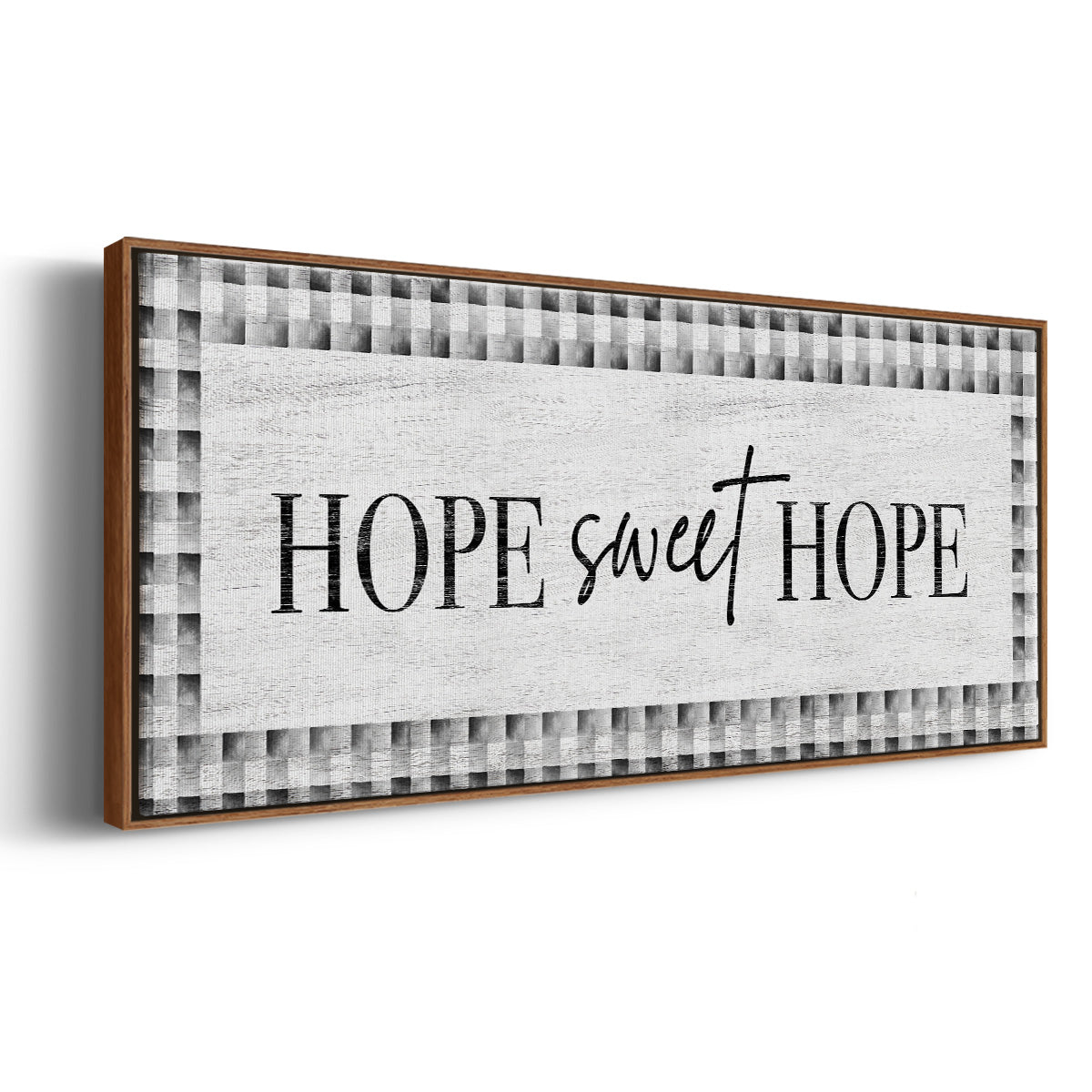 Hope Sweet Hope - Floater Framed Canvas Print
