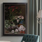 Early impressionist floral painting by Claude Monet in an {frame_style_descriptor} displayed in a neutral interior setting.